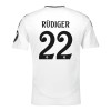 Oficiální Fotbalový Dres Real Madrid Rudiger 22 Domácí 2024-25 pro Děti